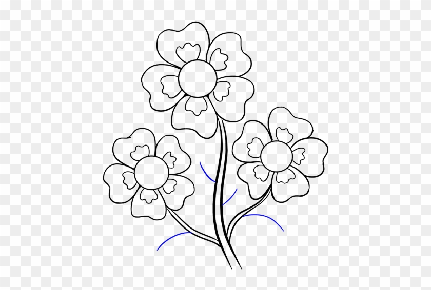 Cartoon Daffodil - Flower Cartoon Rose Drawing Clipart #647721