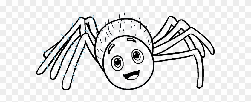 How To Draw A Spider Web With - Drawing Clipart #647957