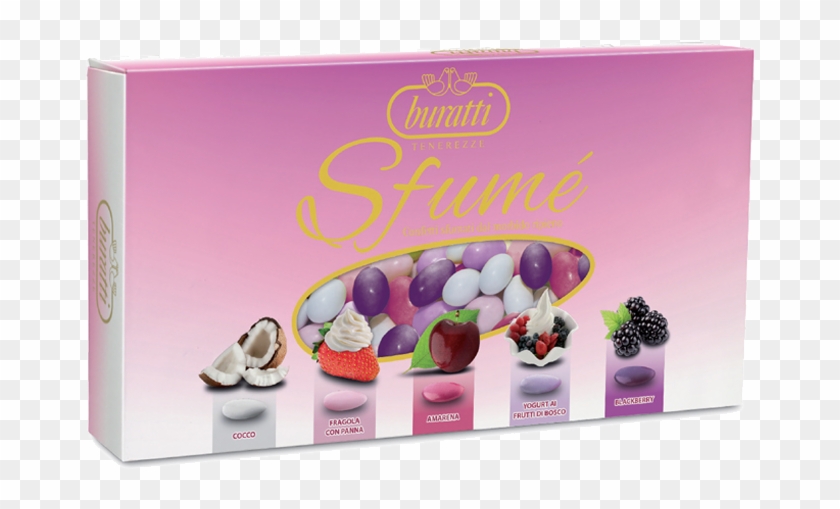 “tenerezze” Sfumé Pink - Confetti Buratti Sfumè Clipart