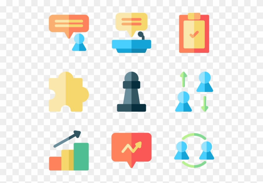 Icons Clipart Teamwork - Png Download