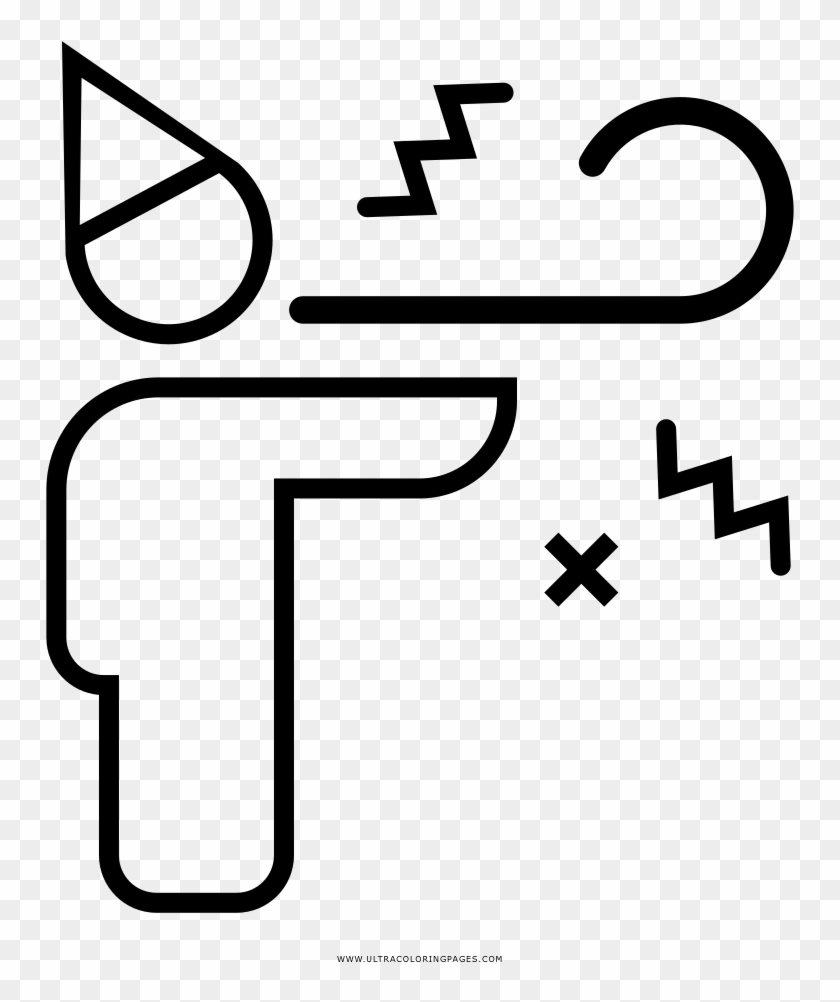 Party Horn Coloring Page Clipart #648550