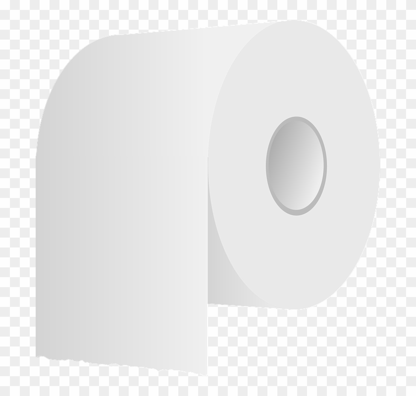Hygiene, Paper, Roll, Tissue, Toilet - Toilet Paper Clipart #648616