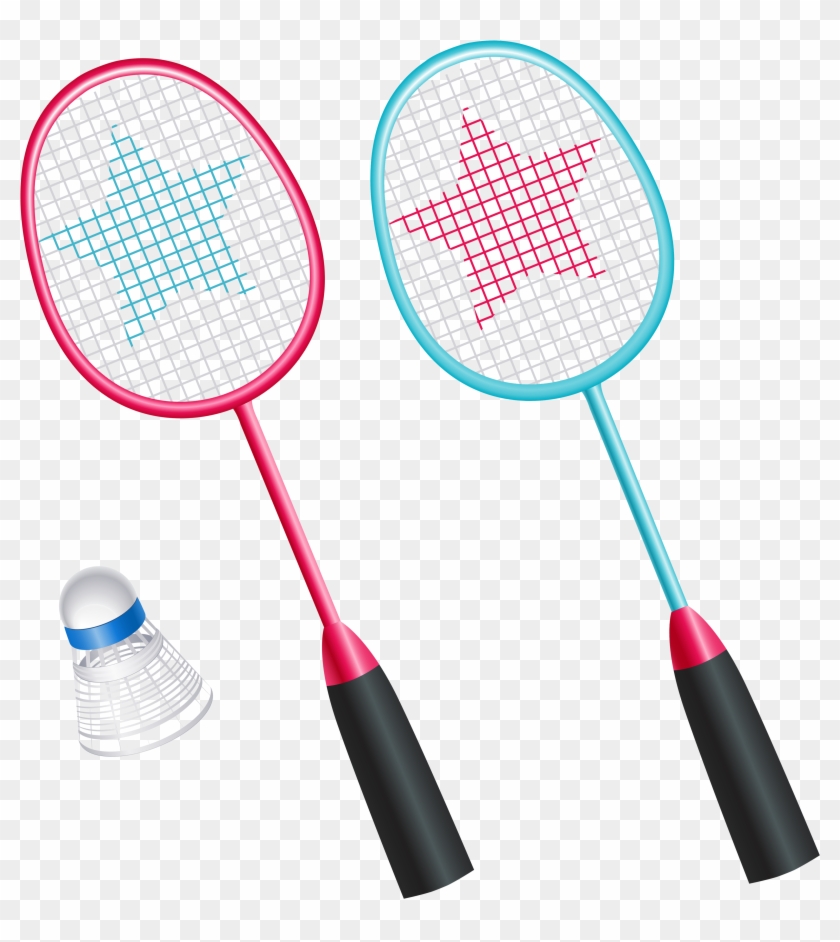Badminton Racket Shuttlecock Icon Clipart