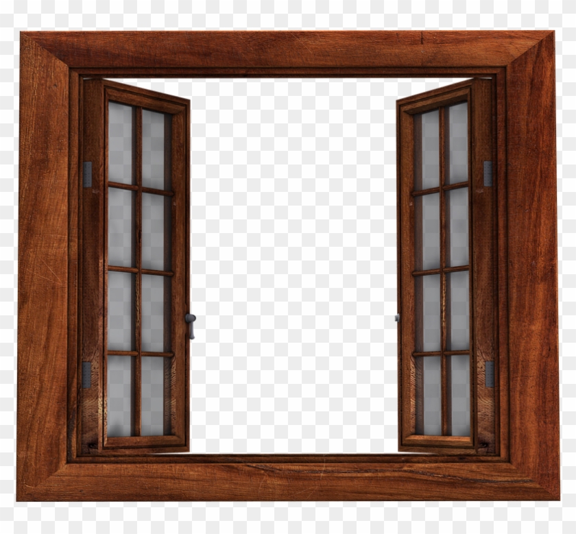Window Pane Png - D Ventanas En Aluminio Color Madera Clipart