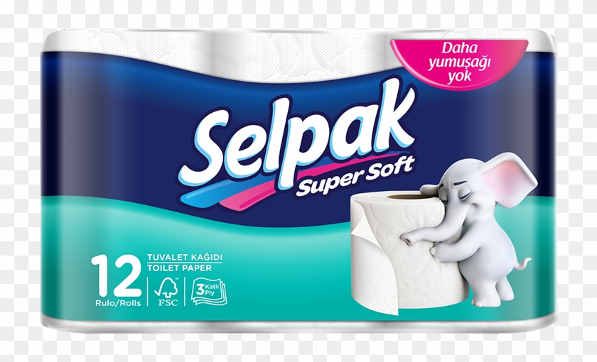Selpak Toilet Paper - African Elephant Clipart
