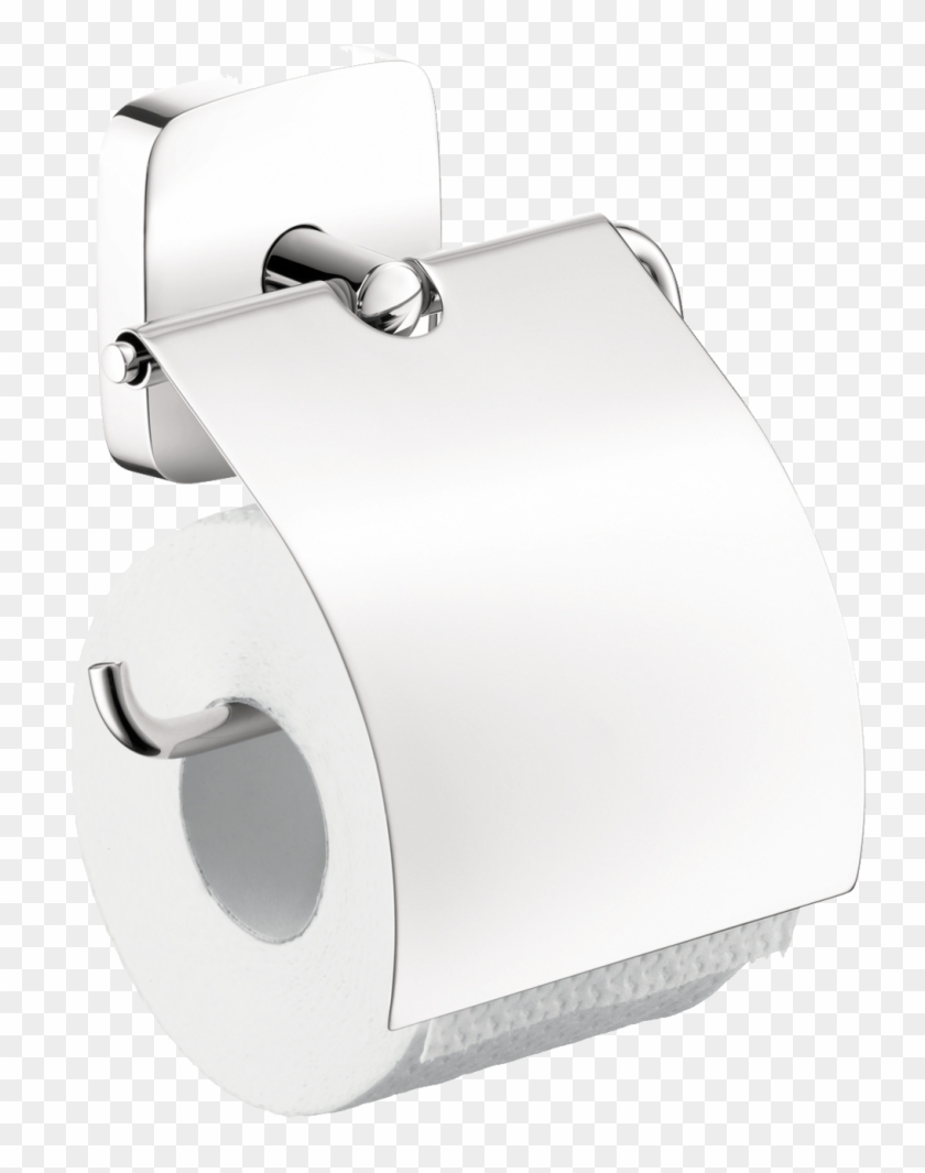 Toilet Paper Holder With Cover Available From The Following - Hansgrohe Pura Vida Accessories Clipart