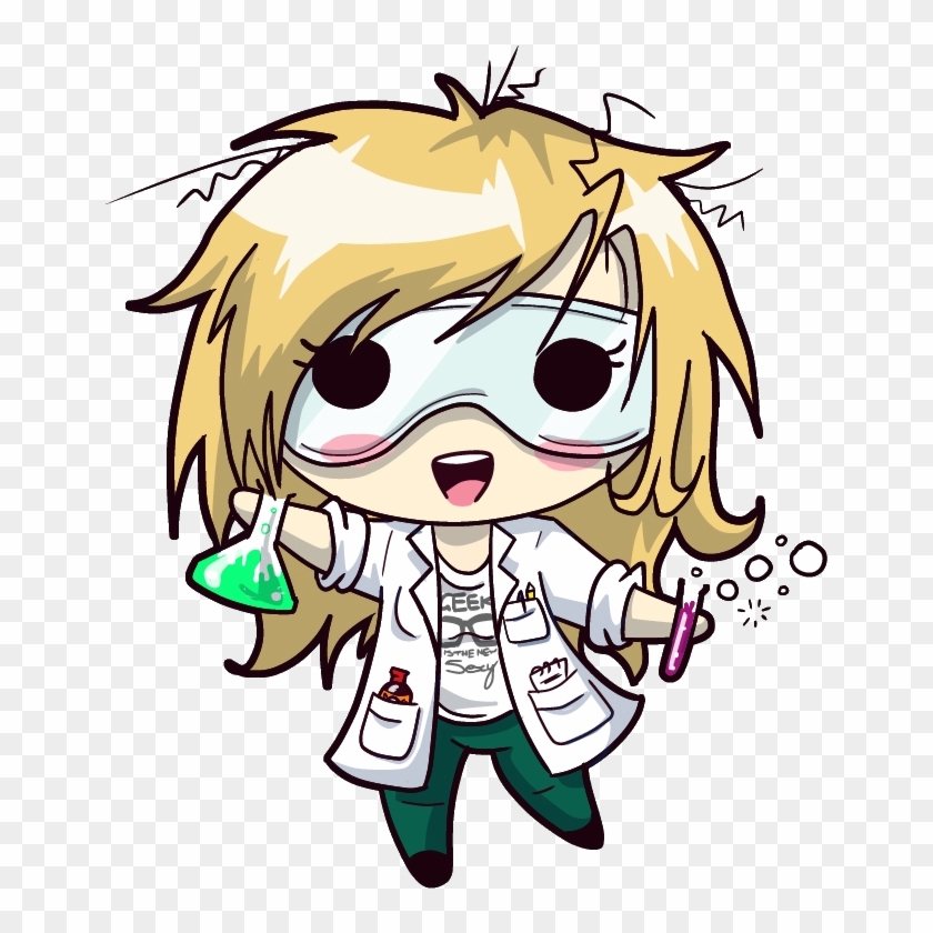 Girl Clipart Scientist - Chibi Scientist - Png Download #649381