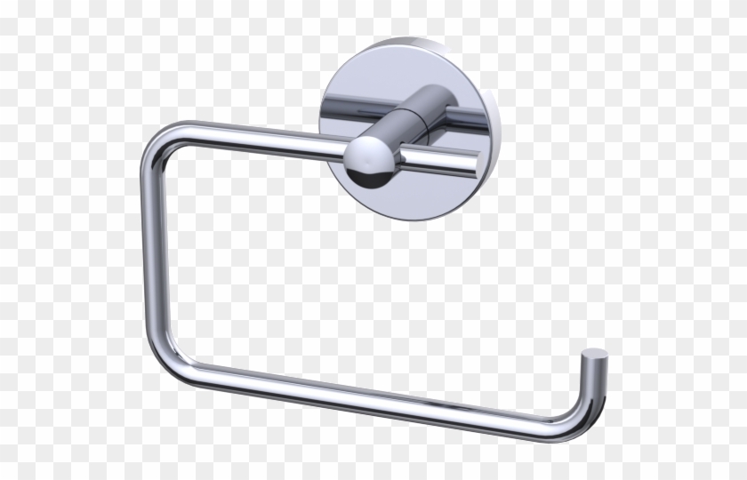 Single Toilet Roll Holder Europa Chrome Brass - Paper Clipart