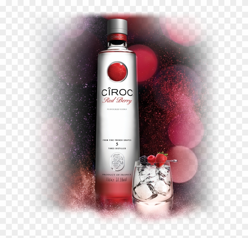 Ciroc Red Berry Flavoured Vodka , Png Download Clipart #649452