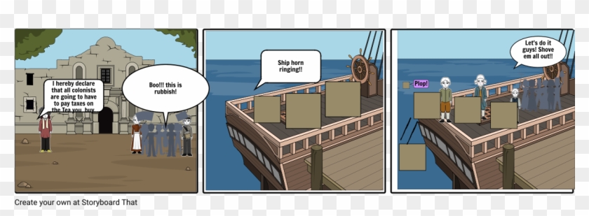 Comic Strip - Sugar Act Clipart