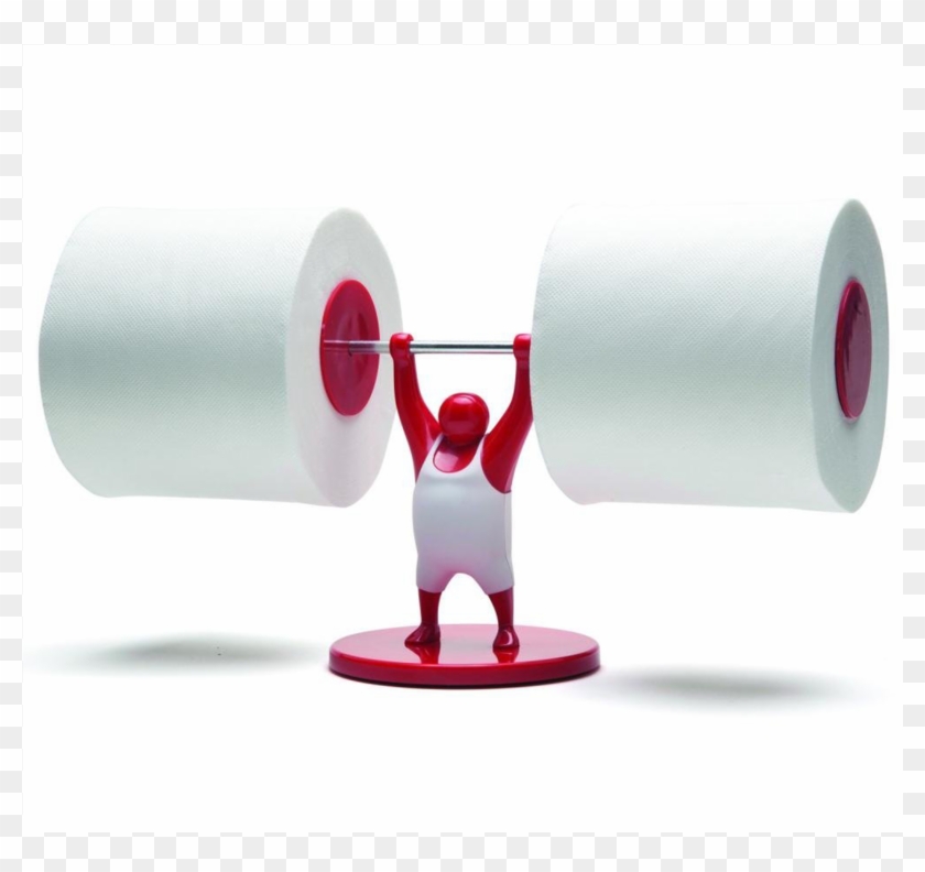 Strong Man Toilet Paper - Porta Carta Igienica Originale Clipart #649537