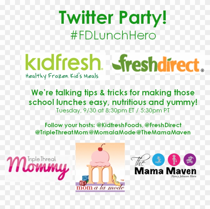 Twitter Party With Kidfresh Foods And Freshdirect {prizes - Fresh Direct Clipart