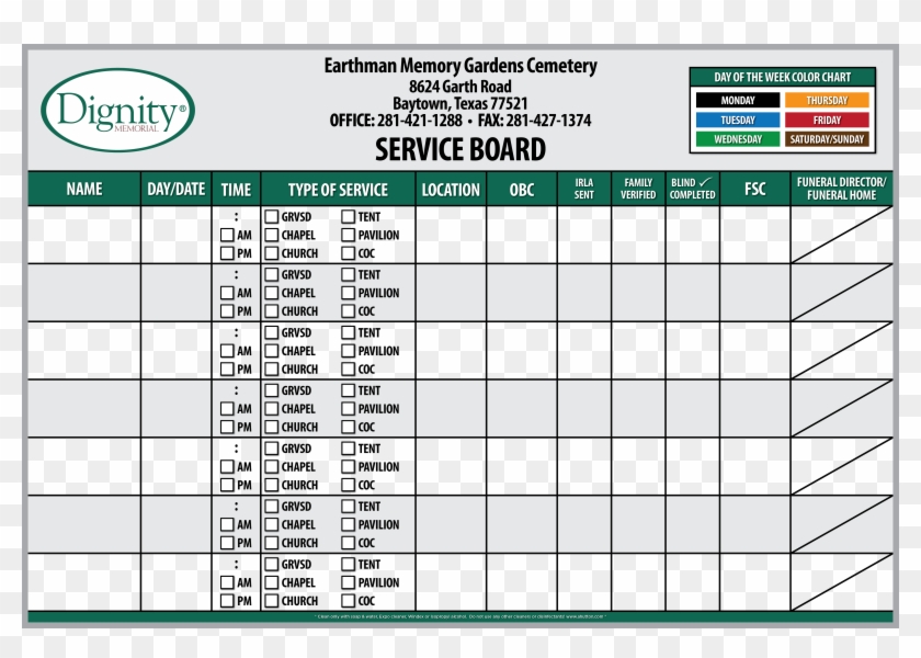 A6759-service Board - Service Corporation International Clipart