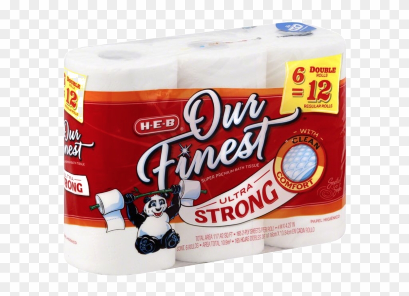 H E B Our Finest Toilet Paper Rolls - Heb Toilet Paper Clipart #649750