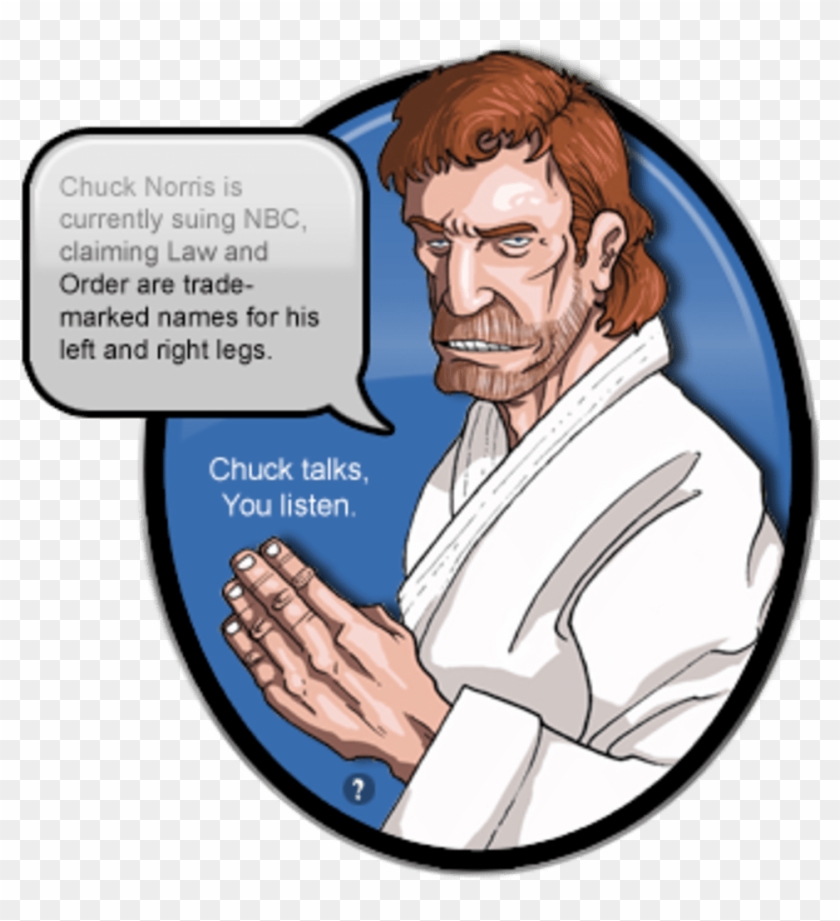 Chuck Norris Facts - Chuck Norris Law And Order Clipart #650416