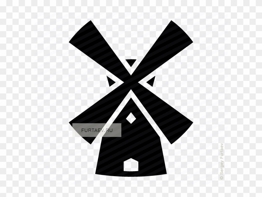 620 X 553 12 - Windmill Icon Vector Clipart