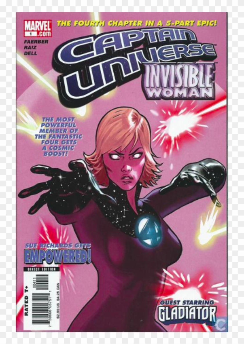 Wonder Woman Finally, And Quite Possibly The Most Iconic - Captain Universe / Invisible Woman Clipart