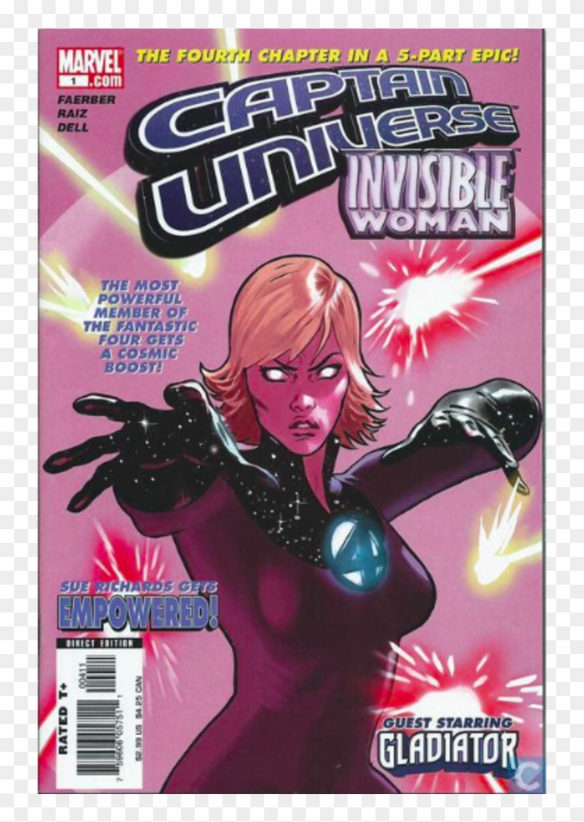 Wonder Woman Finally, And Quite Possibly The Most Iconic - Captain Universe / Invisible Woman Clipart #650918
