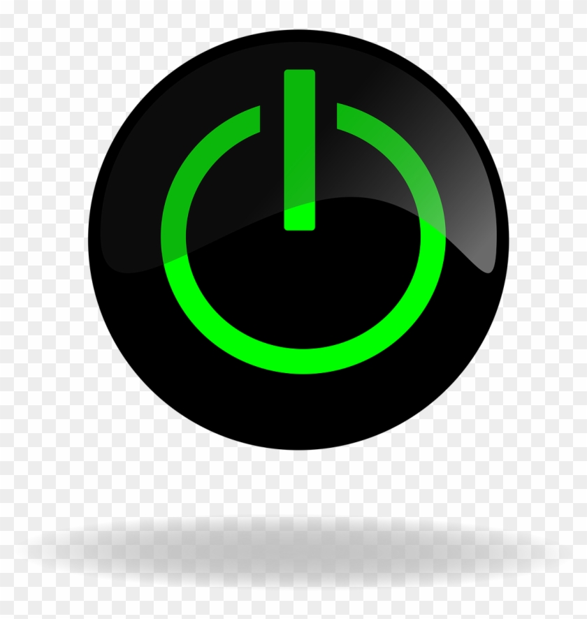 Black Power Button Power Button Button - Off Button Icon I O Clipart #650985