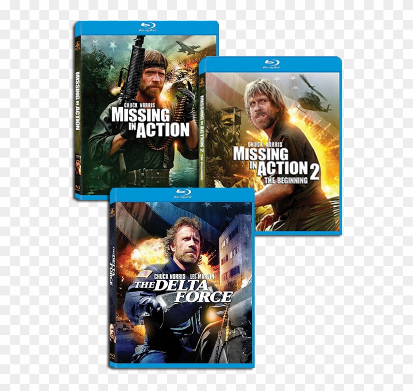 Only A "chuck Norris Blu-ray" Can Be A Walmart Exclusive - Missing In Action 2 Blu Clipart