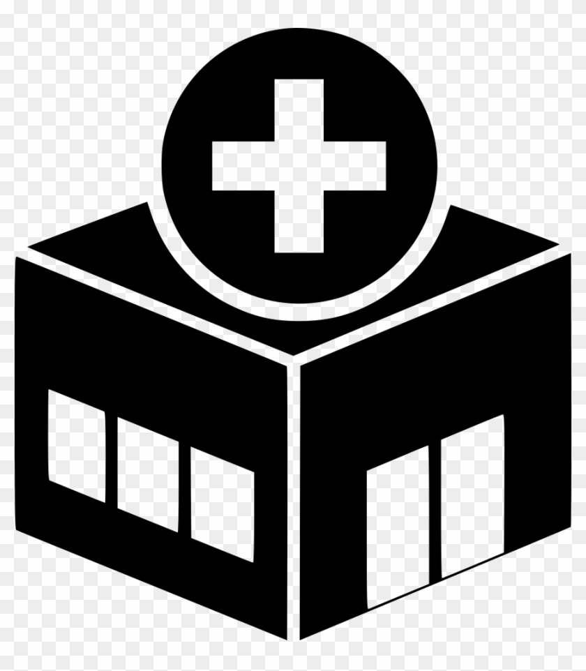 Icon Hospital Png - Hospital Icon Vector Png Clipart #651765