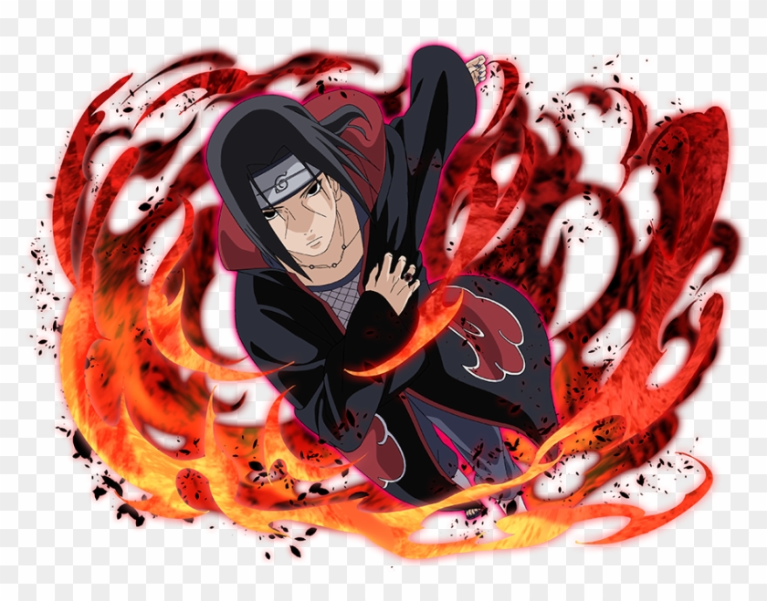 Image Image - Itachi Ninja Blazing Transparent Clipart