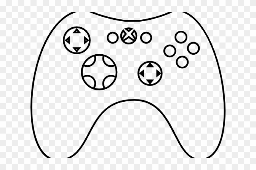 Drawn Controller Hand Drawn - Xbox Controller Svg Files Clipart #651838