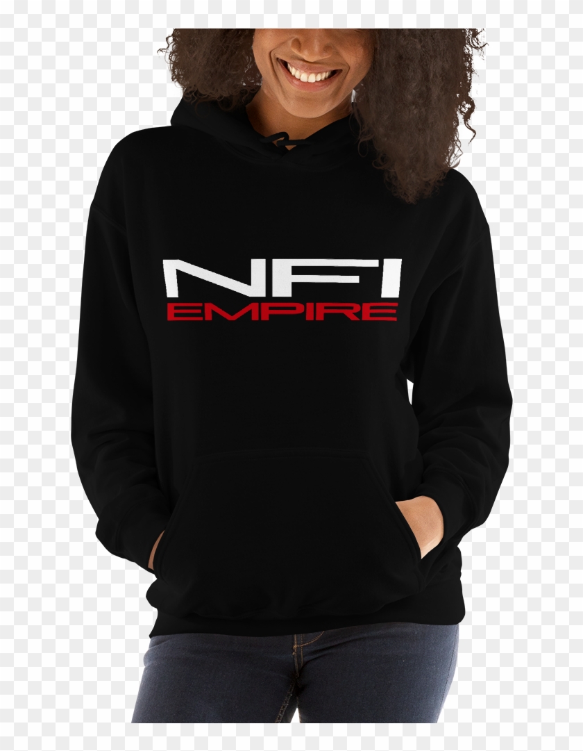 Nfi Empire Unisex Black Hoodie - Sweatshirt Clipart #652274
