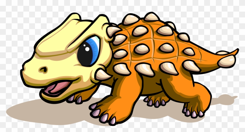 Kh Ng Long Giap Baby Icons Png - Stegosaurus Ankylosaurus Triceratops Clipart