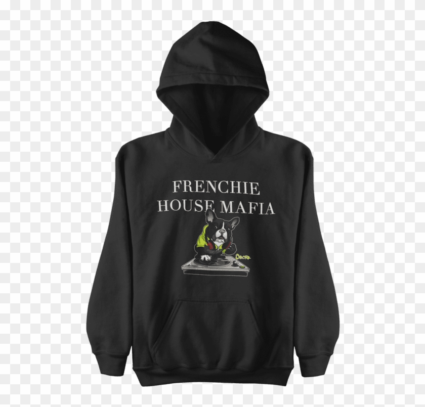 Frenchie House Mafia Black Hoodie - Beverly Hills Brat Merch Clipart