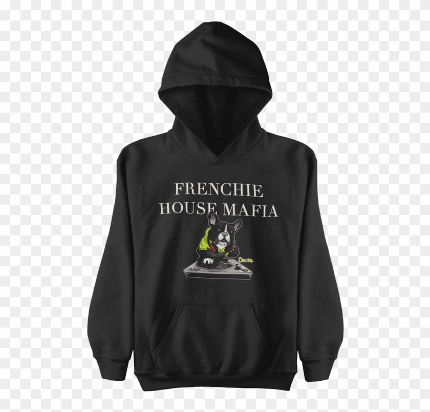 Frenchie House Mafia Black Hoodie - Beverly Hills Brat Merch Clipart #652397