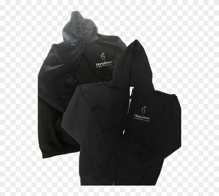 Hope For Two Black Hoodie - Hoodie Clipart