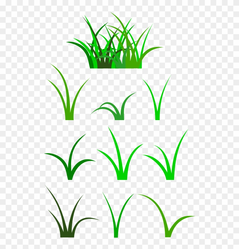 Grass - Blades Of Grass Cartoon Clipart