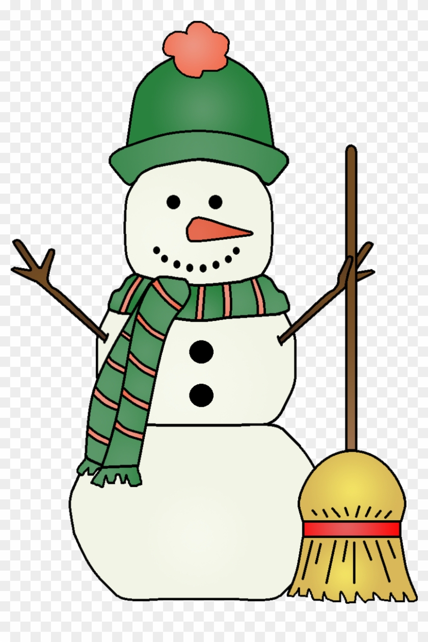 Building Snowman Clipart Danaamfa Top - Clip Art Snow Man - Png Download #652457