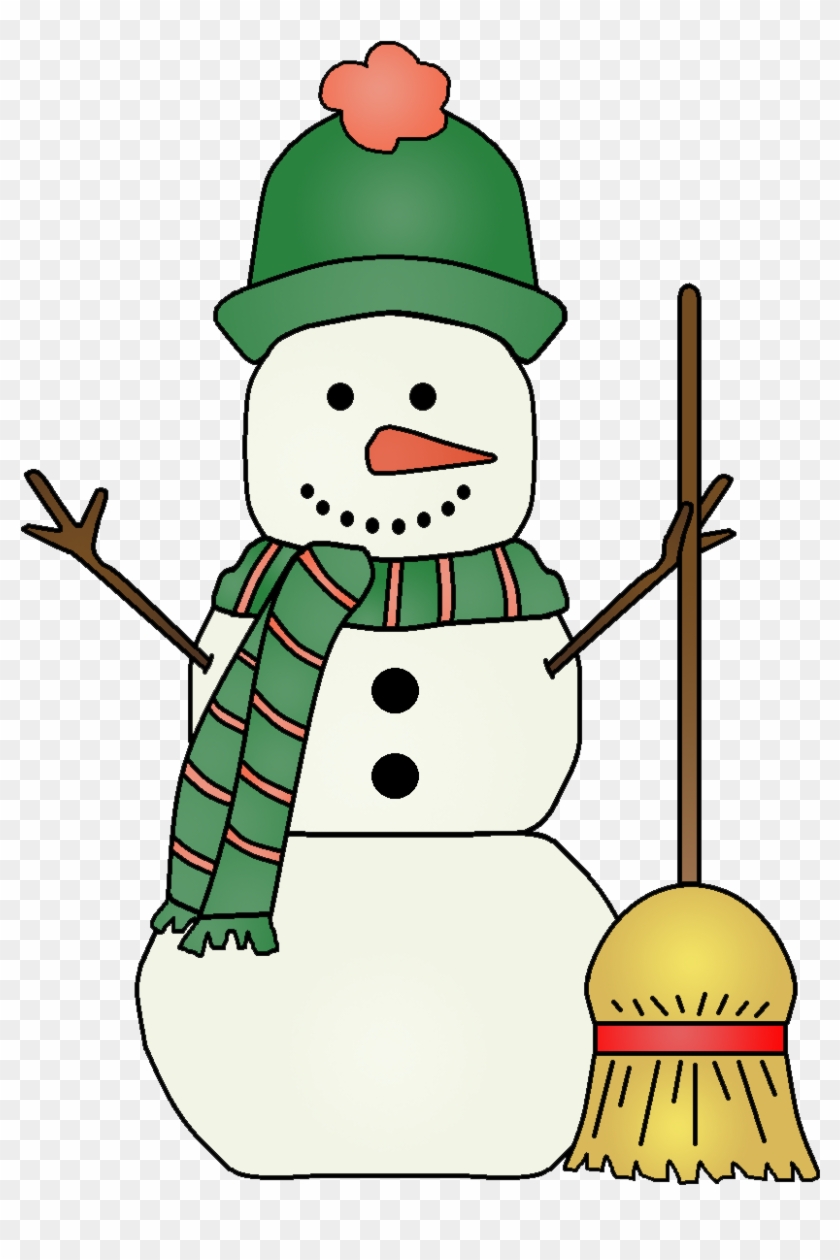 Building Snowman Clipart Danaamfa Top - Clip Art Snow Man - Png Download