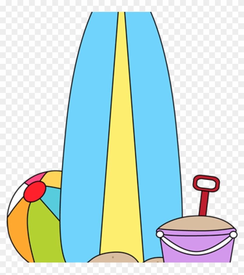 Surf Board Clip Art Surfboard Images Dinosaur Clipart - Beach Toys Clipart Png Transparent Png #652526