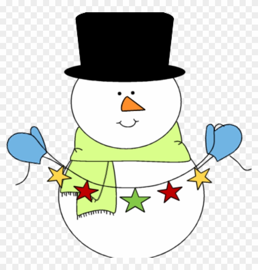 Cute Snowman Clipart Pig Clipart - Cute Snowman Clipart Free - Png Download