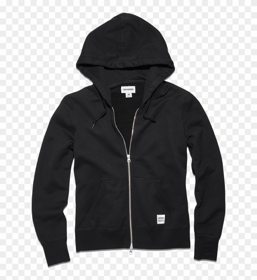 Women Essentials Sportswear Full Zip Hoodie Converse - Hoodie Clipart