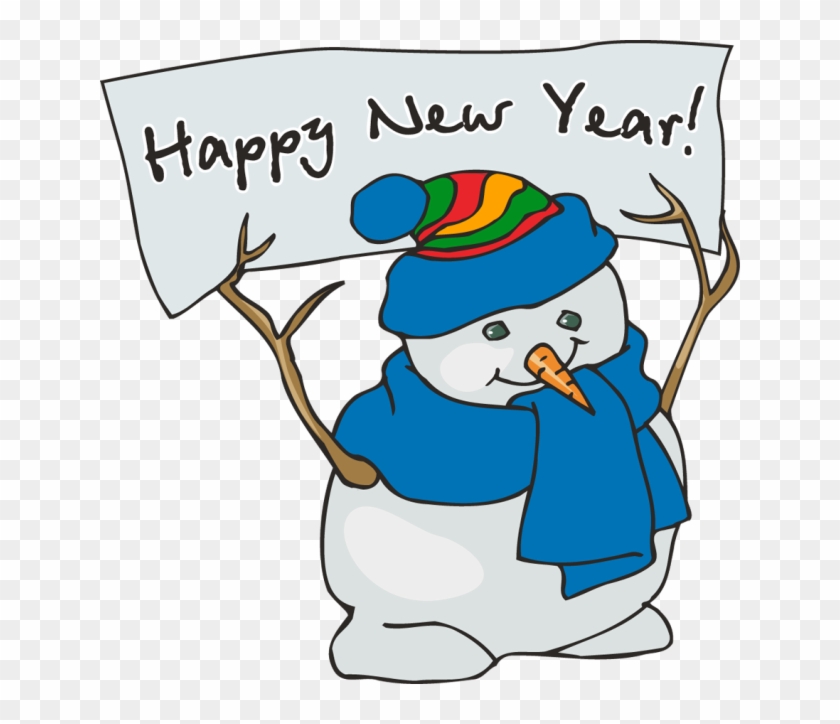 Free Snowman Clipart Transparent Background Hd Images - Happy New Year Clipart Free - Png Download