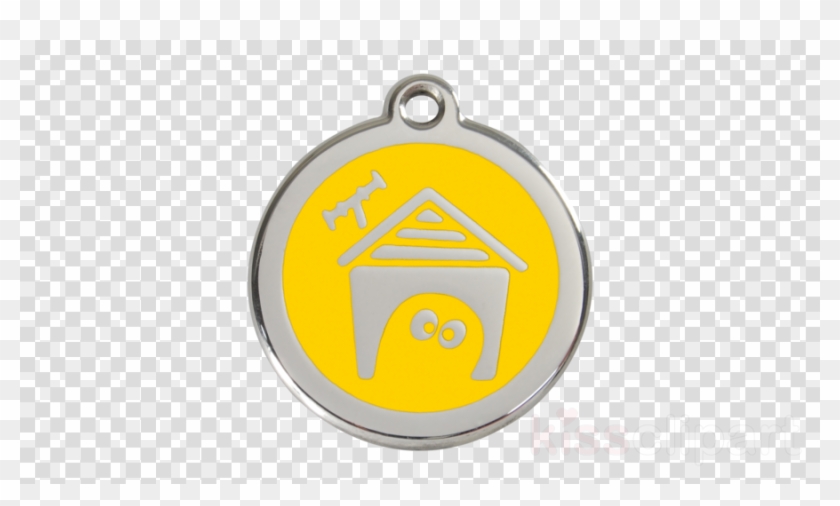 Download Red Dingo Dog House Pet Id Tag - White Telegram Logo Png Clipart #652822