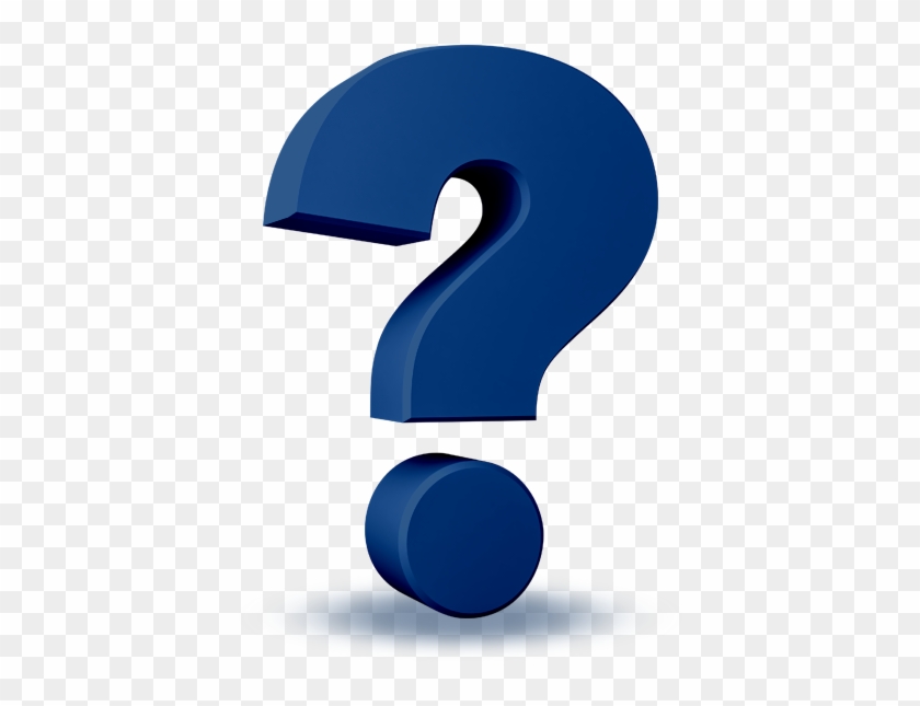 3d Blue Questionmark Featuredcontent - Question Mark Icon Transparent Png Clipart