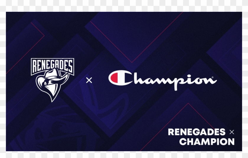 Renegades Is Latest Organisation To Partner With Champion Clipart #653284