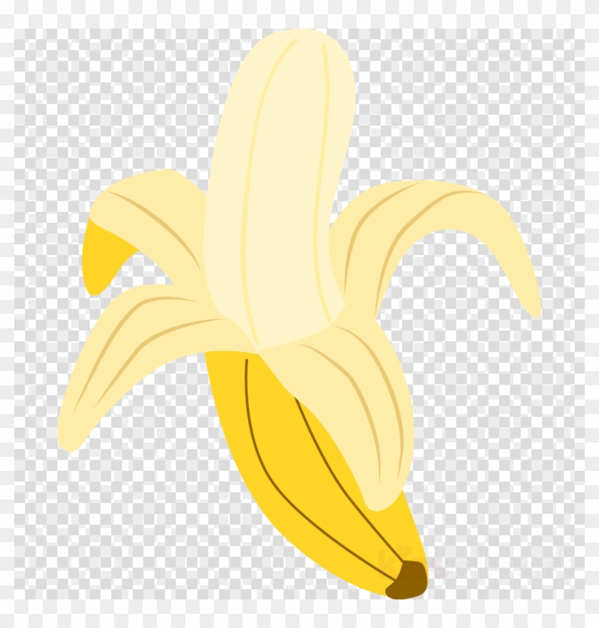 Peeled Banana Clipart Banana Peel Clip Art - Dab Emoji Png Para Discord Transparent Png #653359