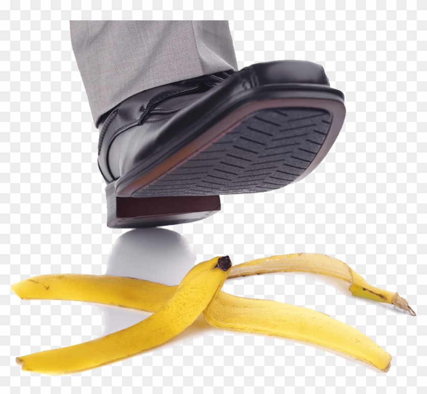 Slip On Banana Peel - Tropezar Con Cascara De Platano Clipart
