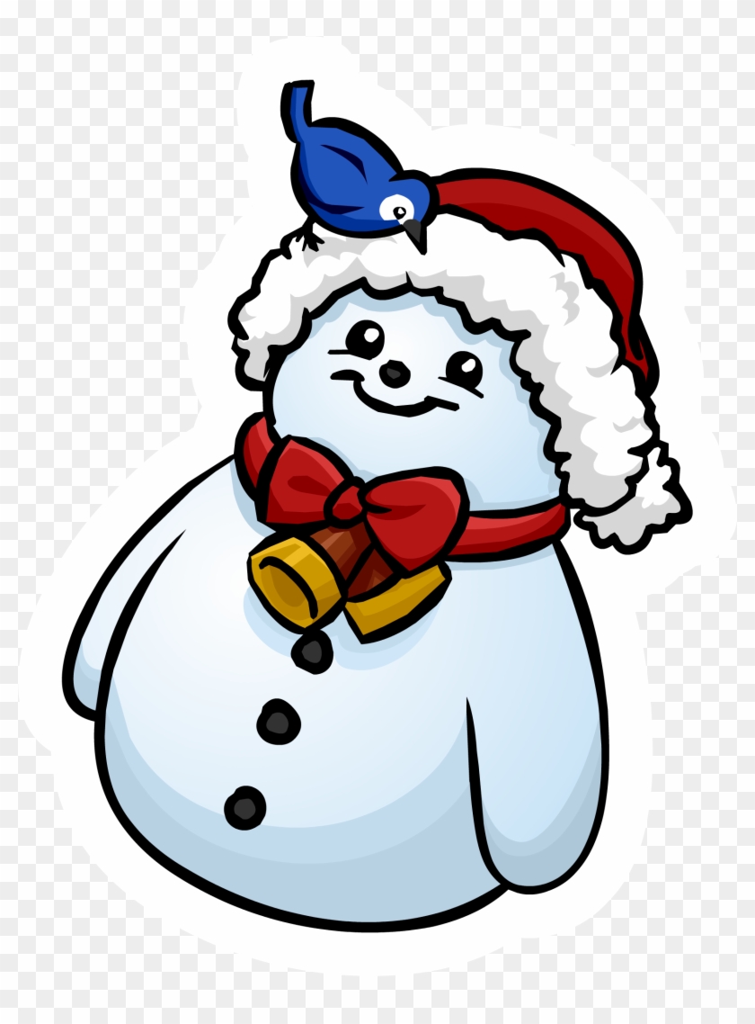 Graphic Library Stock Image Snowman Pin Png Club Penguin - Club Penguin Clipart #653760