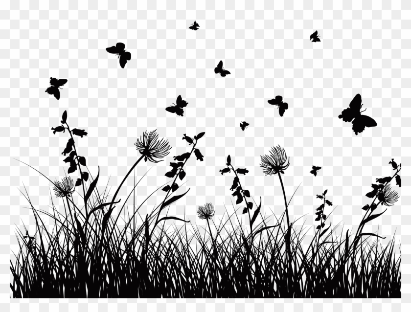 Download Download Wildflower Vector Silhouette Png Free Flower ...