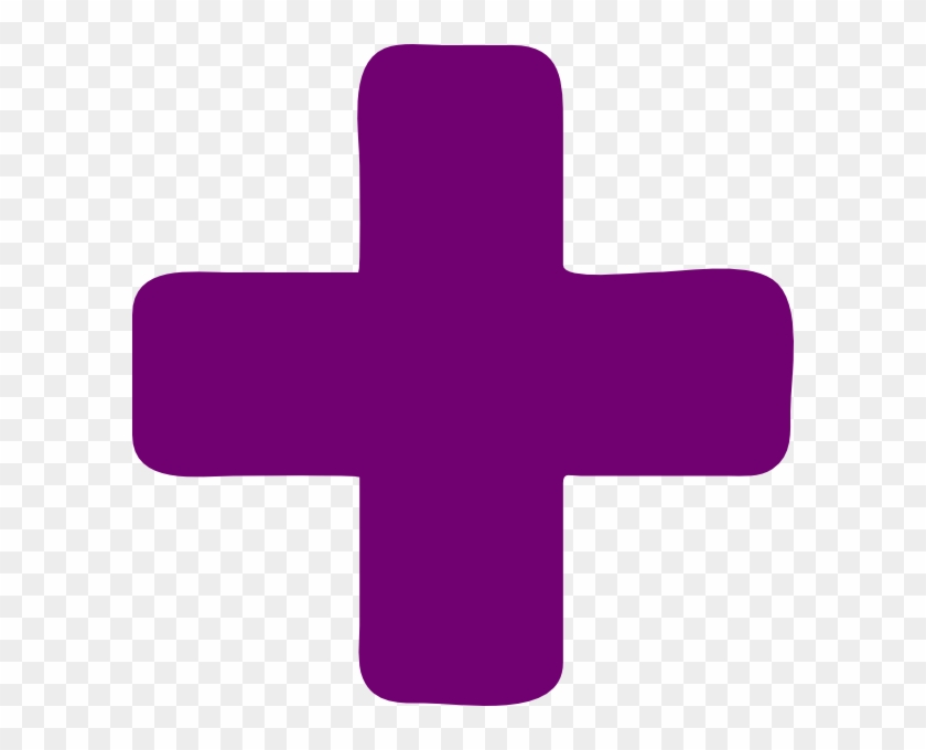 Plus Symbol Png Photo - Purple Plus Sign Png Clipart #653860