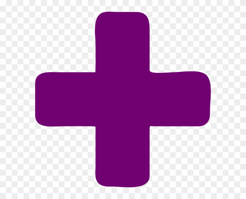 Plus Symbol Png Photo - Purple Plus Sign Png Clipart #653860