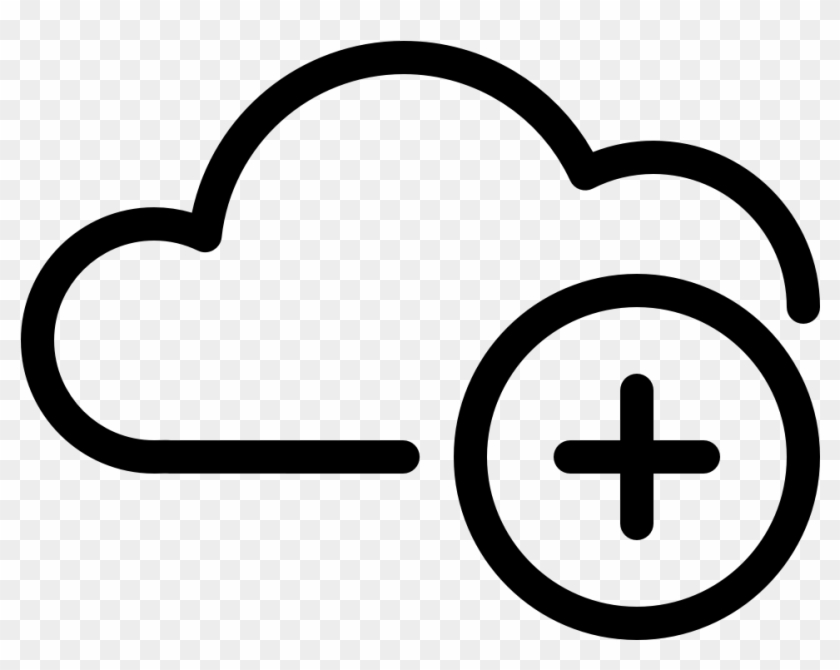 Cloud Plus Icon Clipart