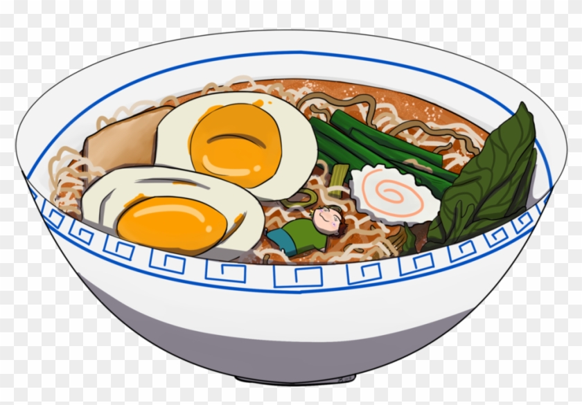 Ramen Clipart Instant Noodle - Drawing - Png Download